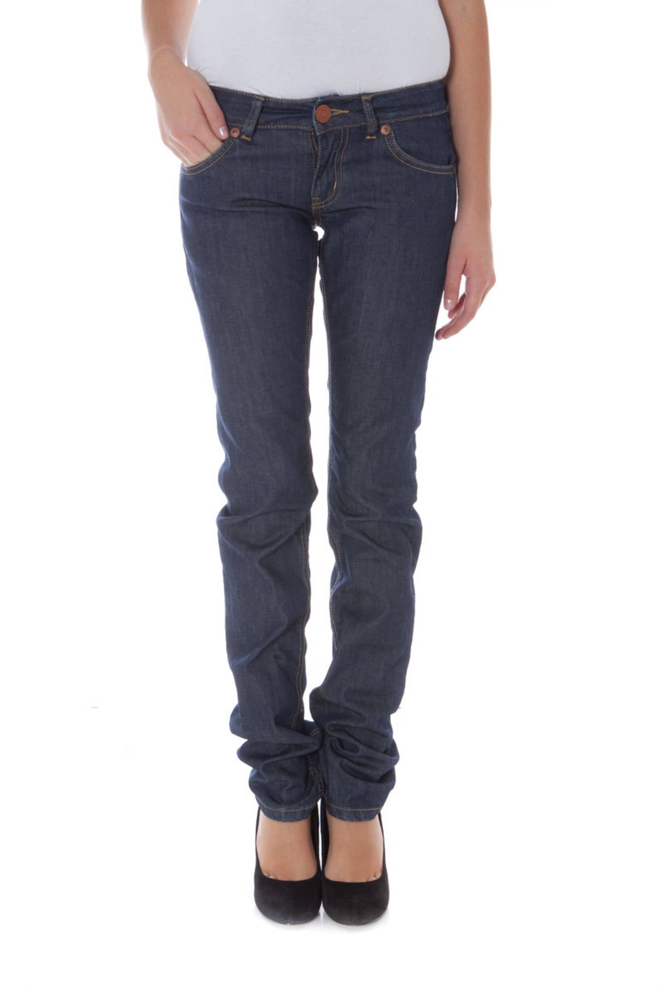 BLU DAMEN DENIM DENIM HARD JEANS