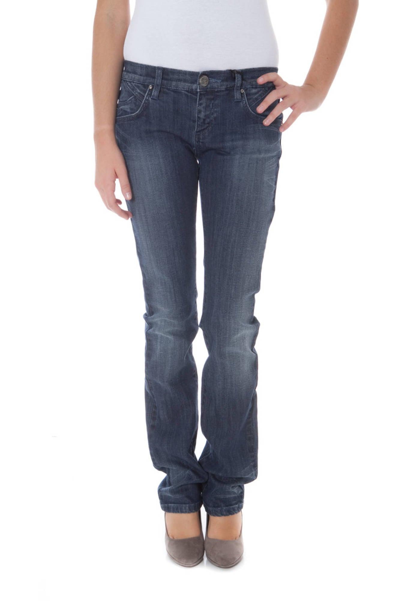 BLU DAMEN DENIM DENIM HARD JEANS