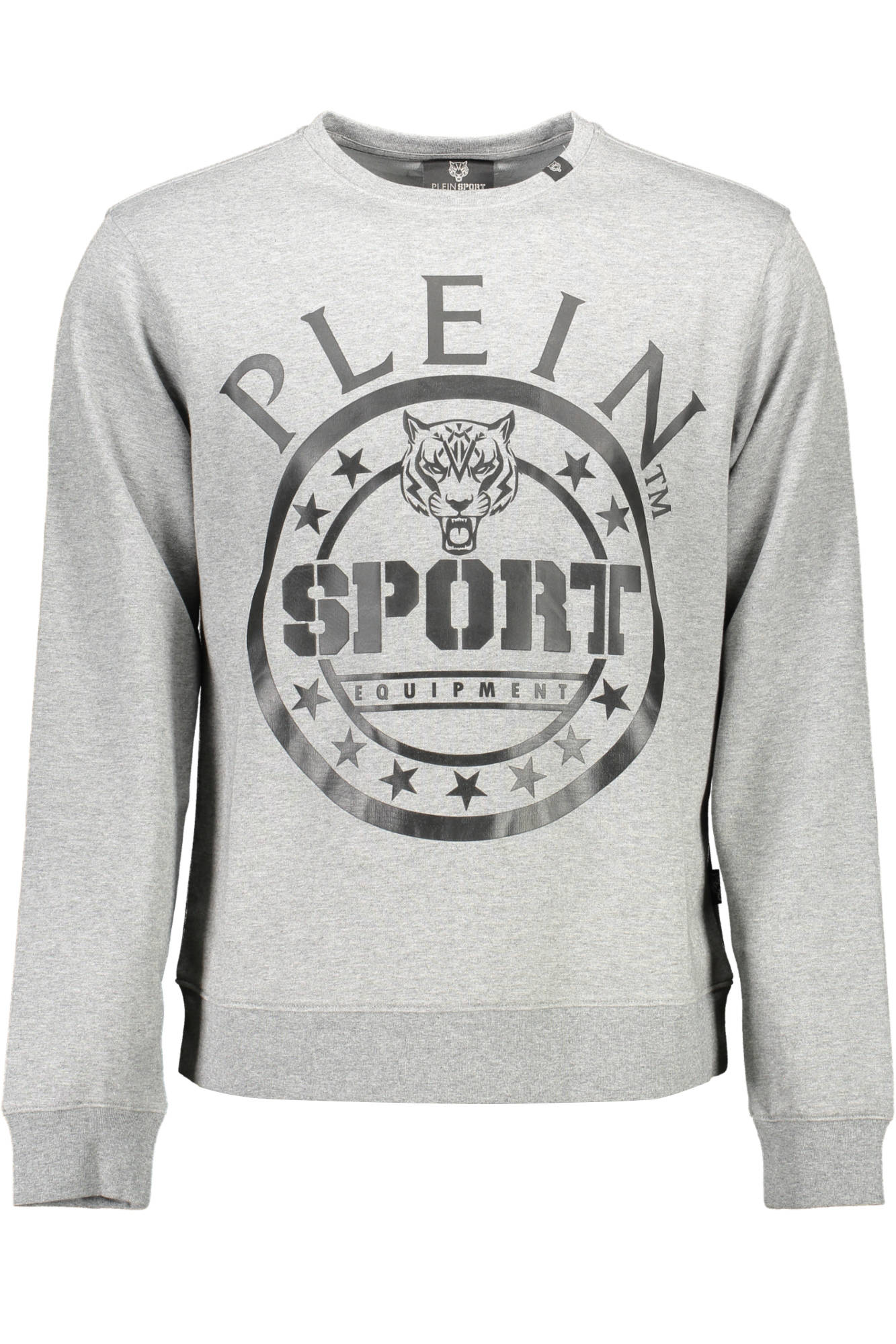 PLEIN SPORT SWEATSHIRT OHNE REISSVERSCHLUSS HERREN GRAU