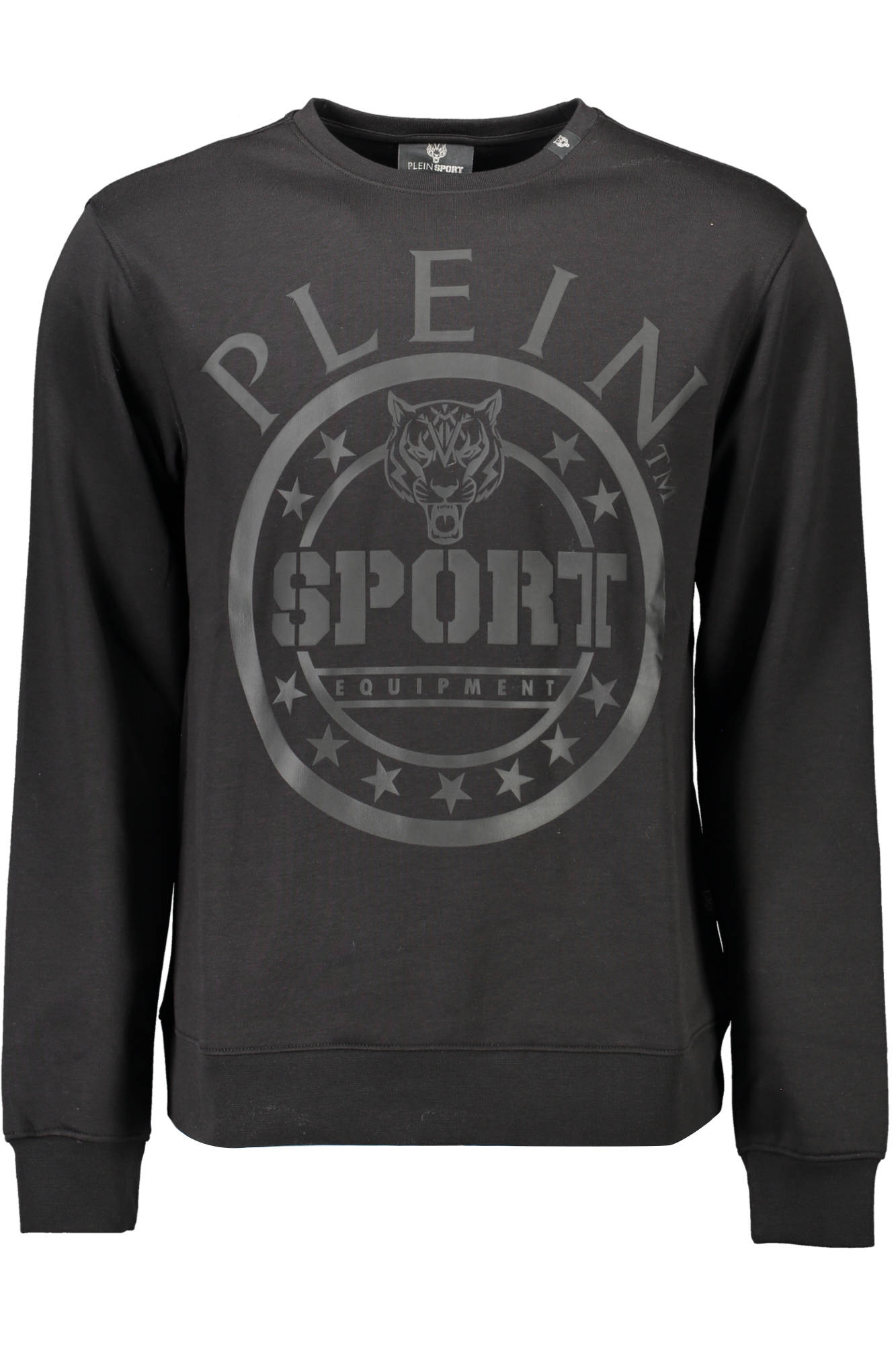 PLEIN SPORT SWEATSHIRT OHNE REISSVERSCHLUSS HERREN SCHWARZ