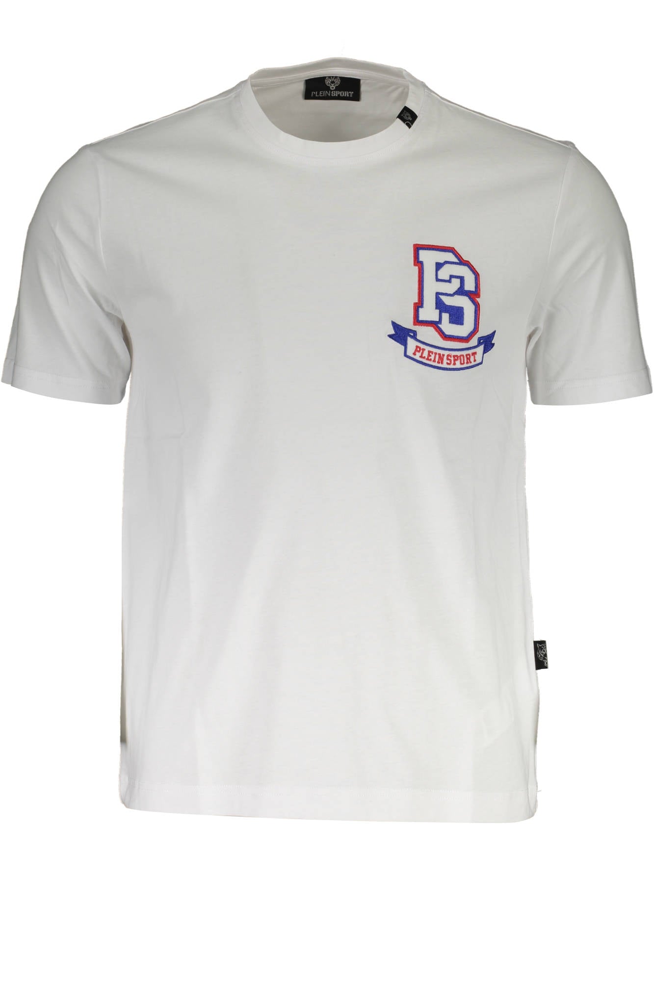 PLEIN SPORT WEISSES KURZARM-T-SHIRT FÜR HERREN