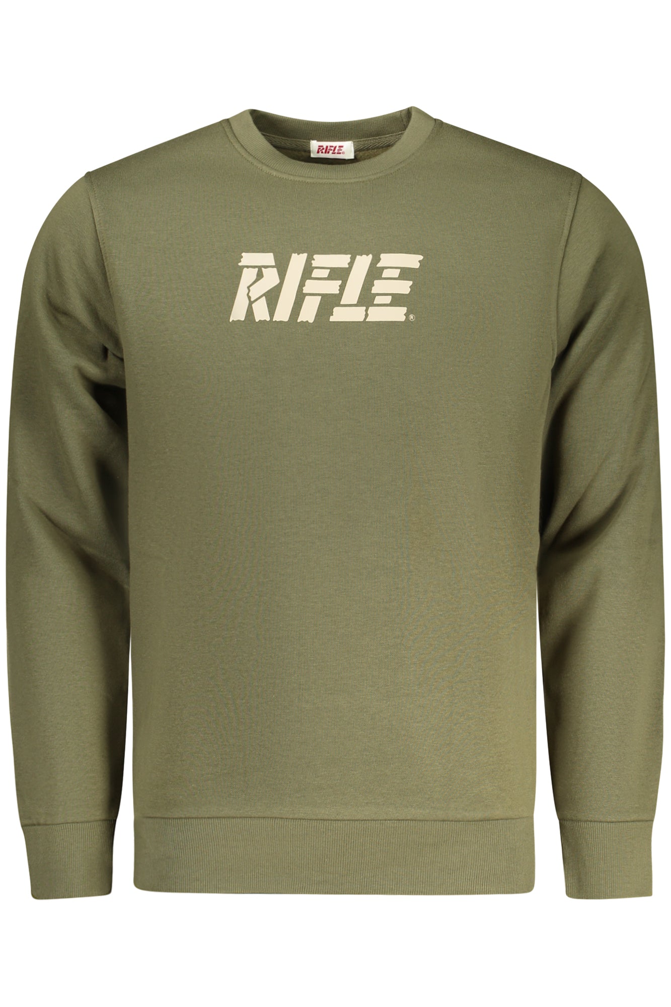 RIFLE Herren-Sweatshirt mit Reißverschluss, grün
