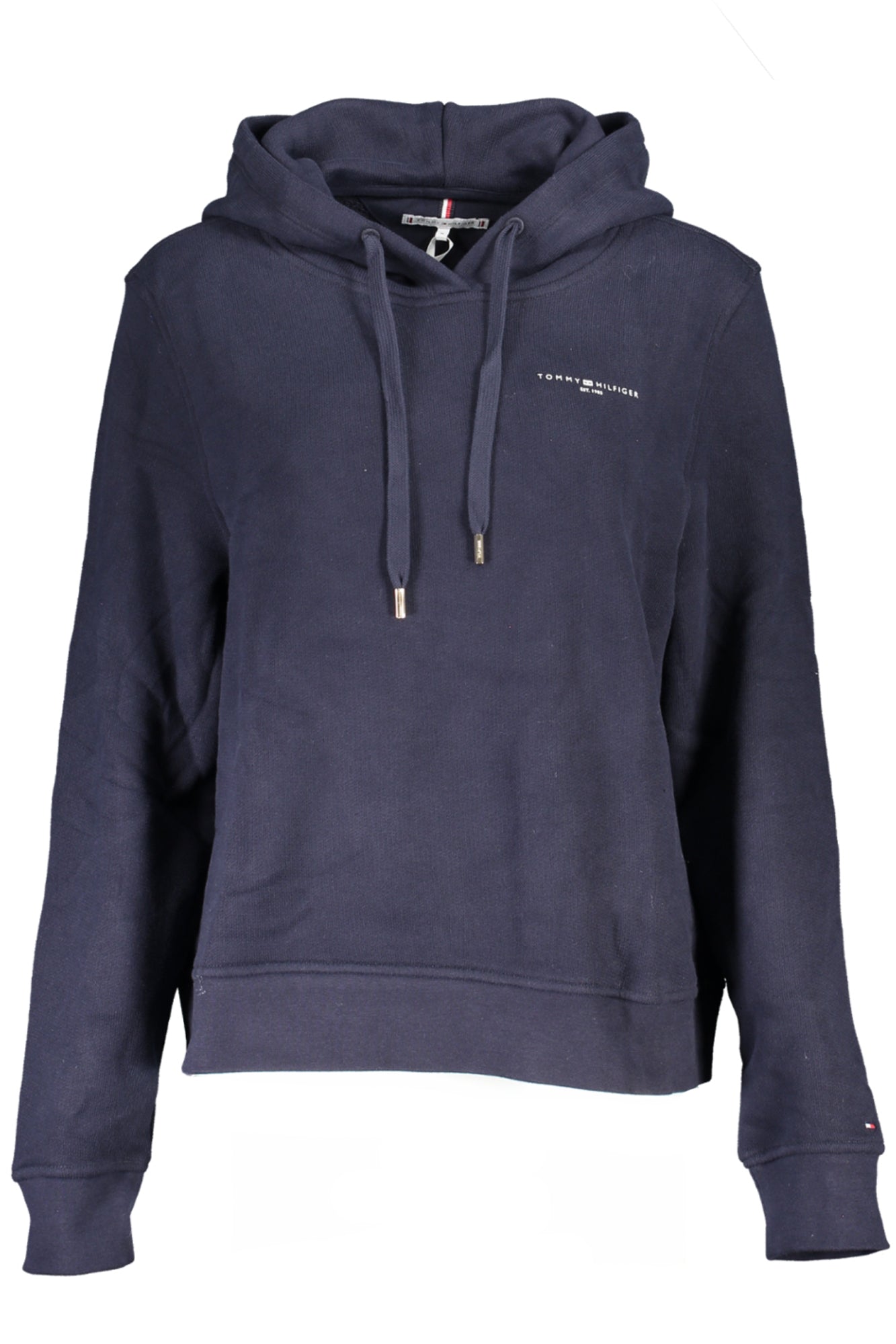 TOMMY HILFIGER DAMEN-SWEATSHIRT MIT BLAUEM REISSVERSCHLUSS