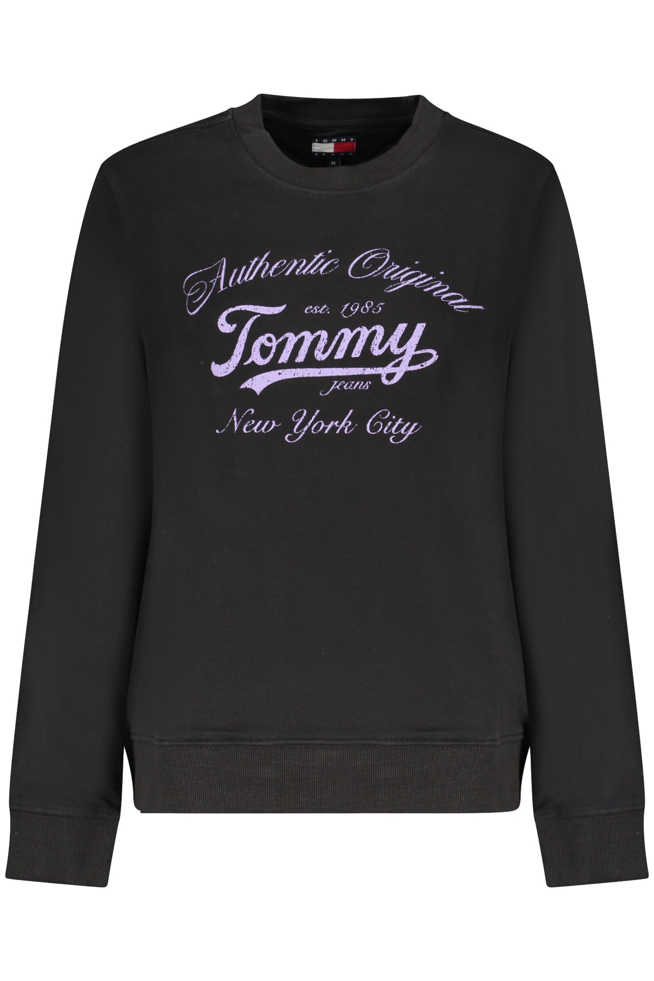 TOMMY HILFIGER SCHWARZES DAMEN-SWEATSHIRT MIT REISSVERSCHLUSS