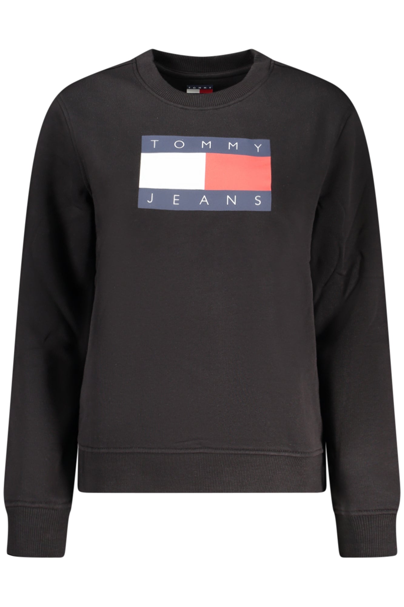 TOMMY HILFIGER DAMEN-SWEATSHIRT MIT REISSVERSCHLUSS, SCHWARZ