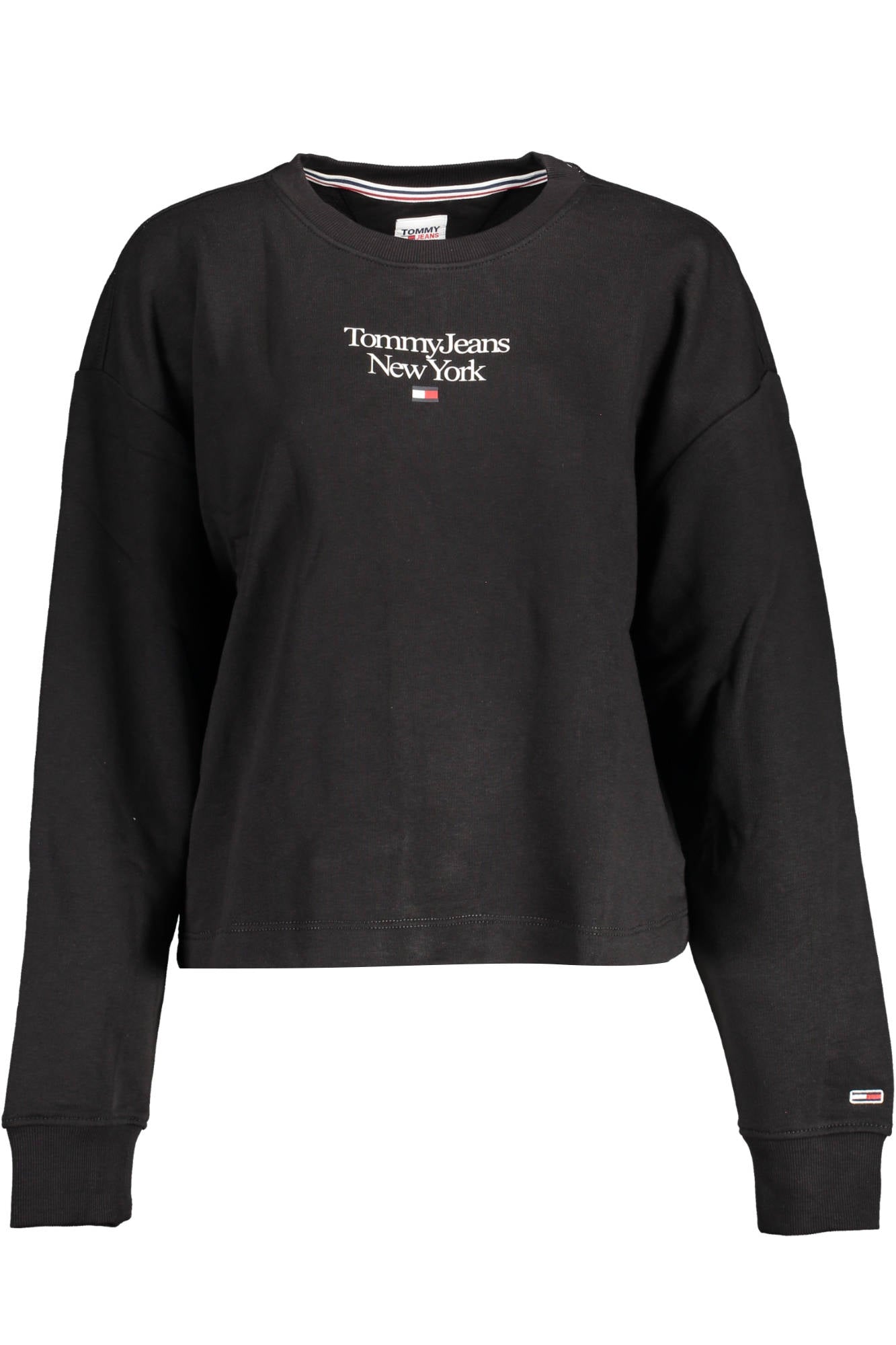 TOMMY HILFIGER SWEATSHIRT OHNE REISSVERSCHLUSS DAMEN SCHWARZ