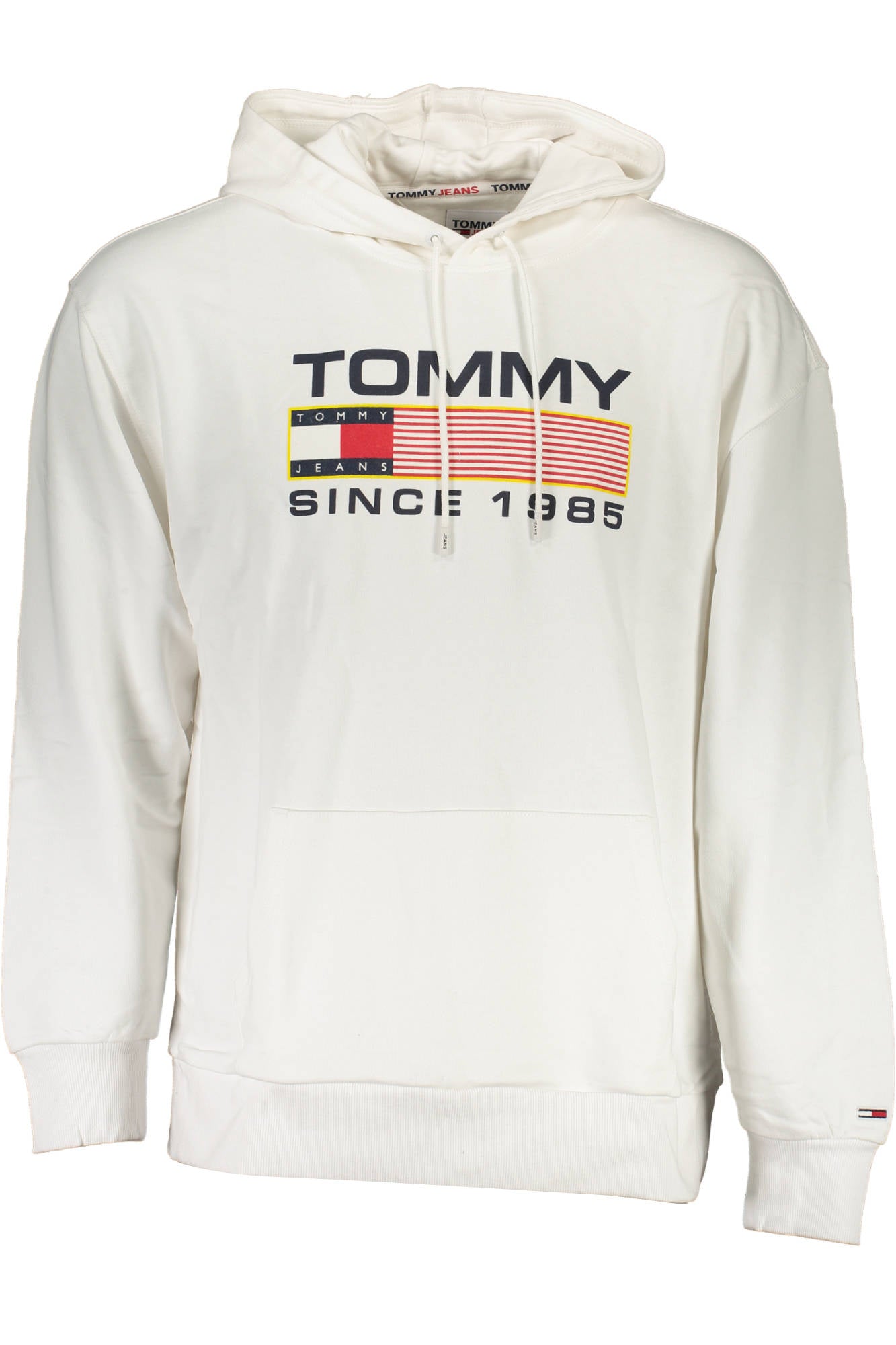 TOMMY HILFIGER HERREN SWEATSHIRT WEISS OHNE REISSVERSCHLUSS