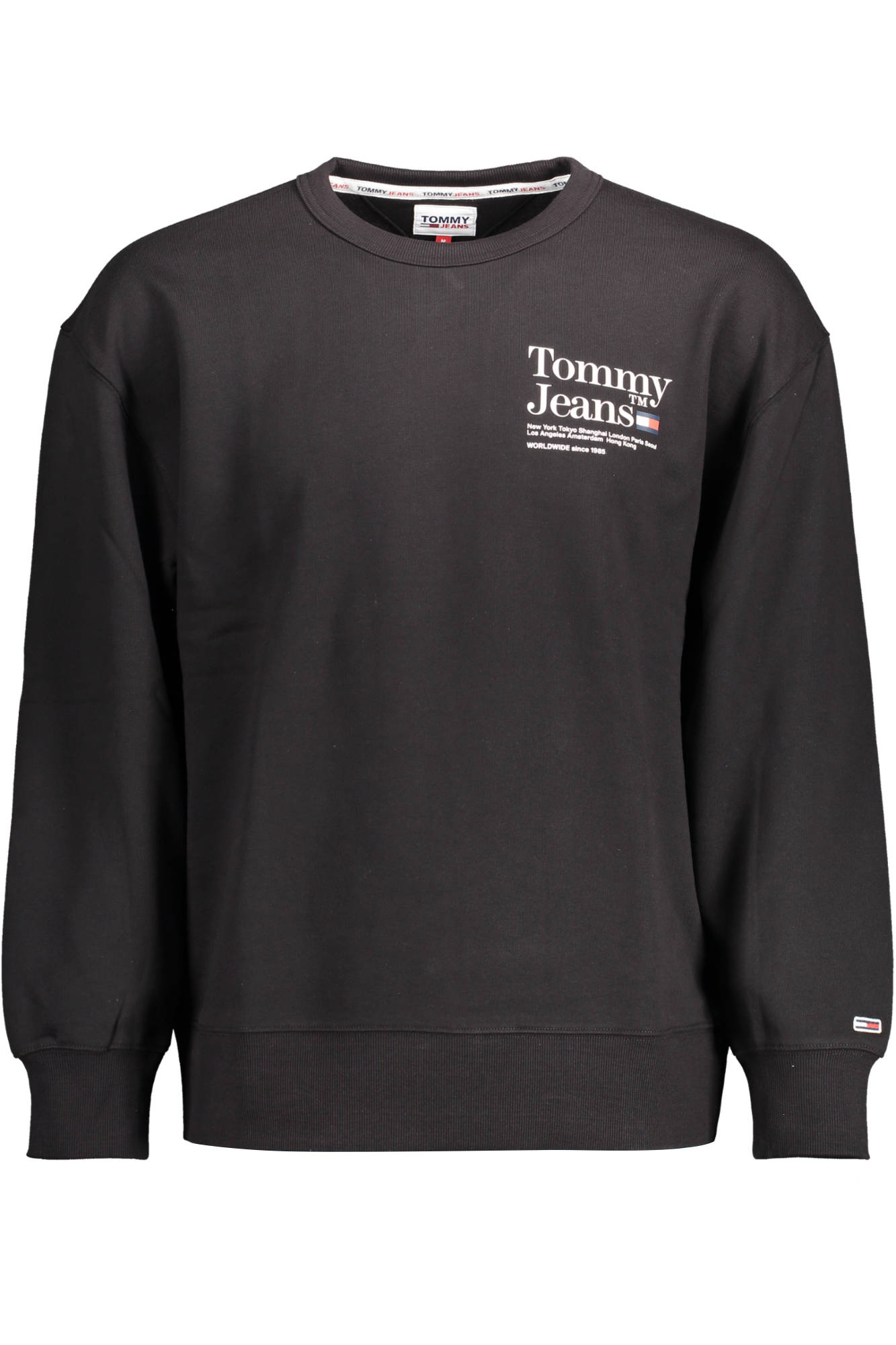 TOMMY HILFIGER SWEATSHIRT OHNE REISSVERSCHLUSS HERREN SCHWARZ