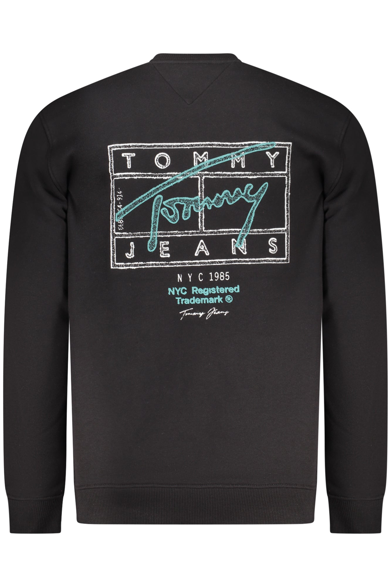 TOMMY HILFIGER Herren-Sweatshirt mit Reißverschluss, schwarz