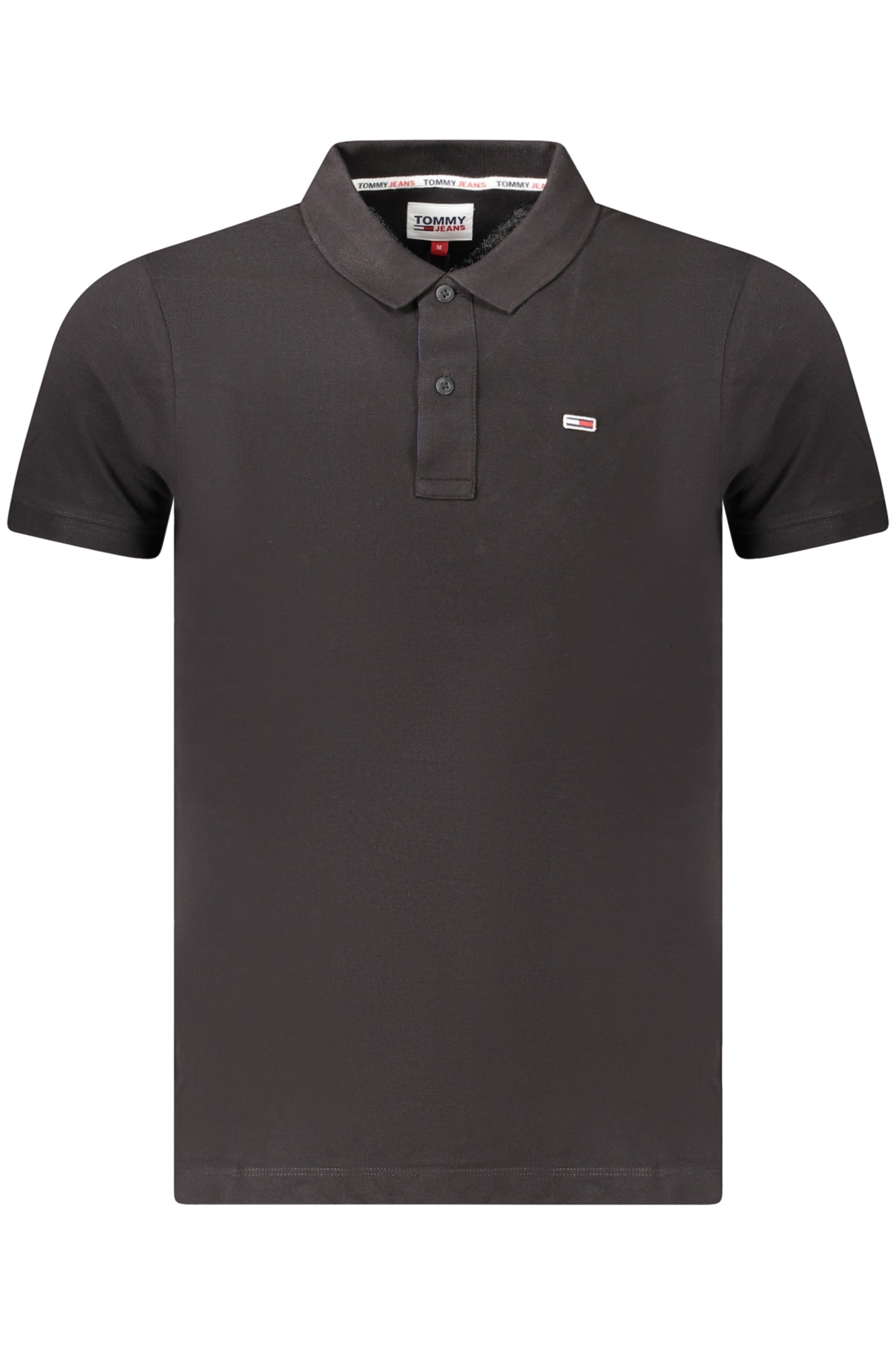 TOMMY HILFIGER HERREN KURZARM-POLO SCHWARZ