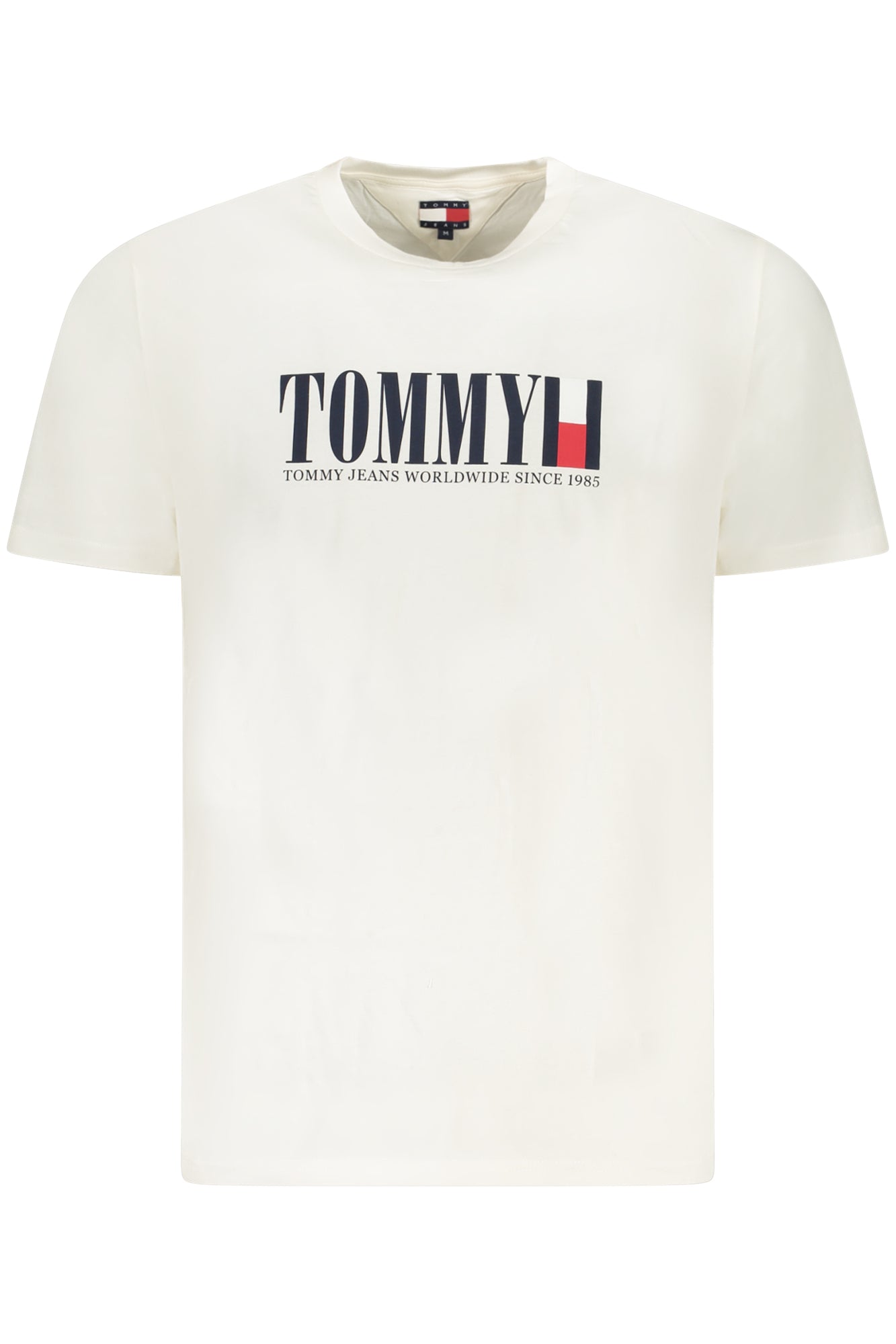 TOMMY HILFIGER HERREN KURZARM T-SHIRT WEISS