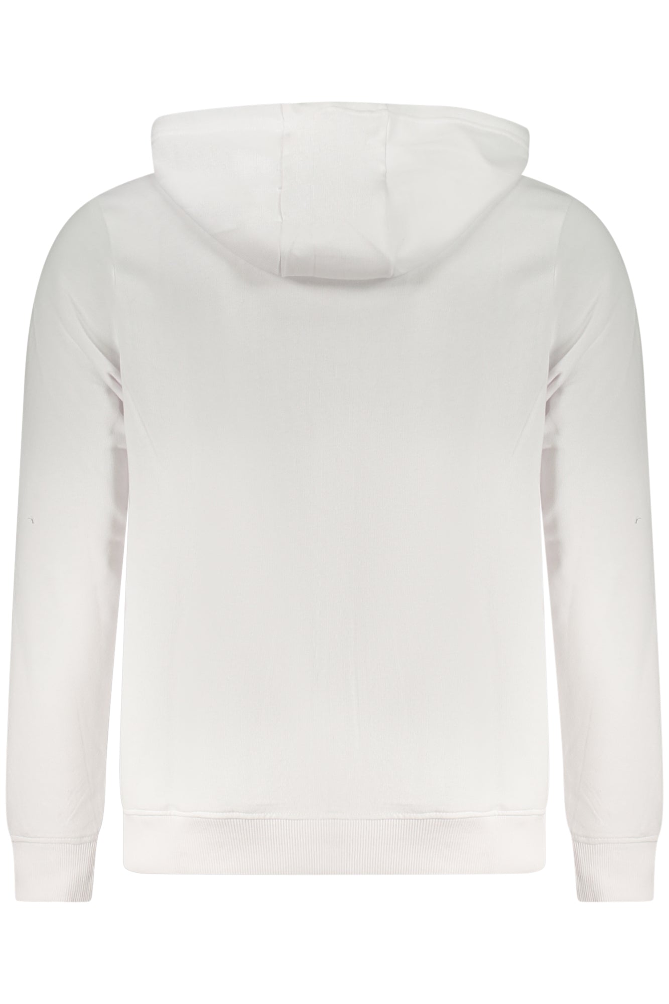 US GRAND Herren-Sweatshirt mit Reißverschluss, weiß