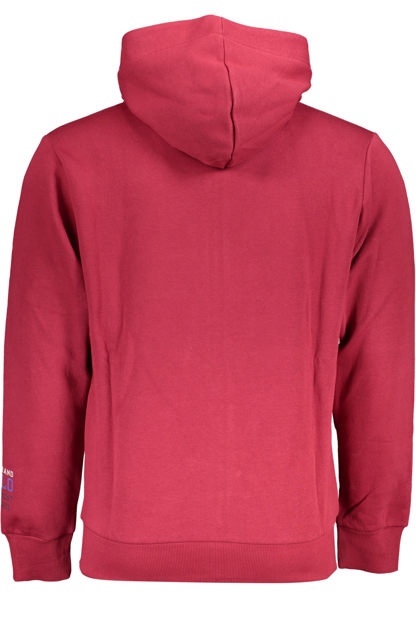 US GRAND RED Herren-Sweatshirt mit Reißverschluss