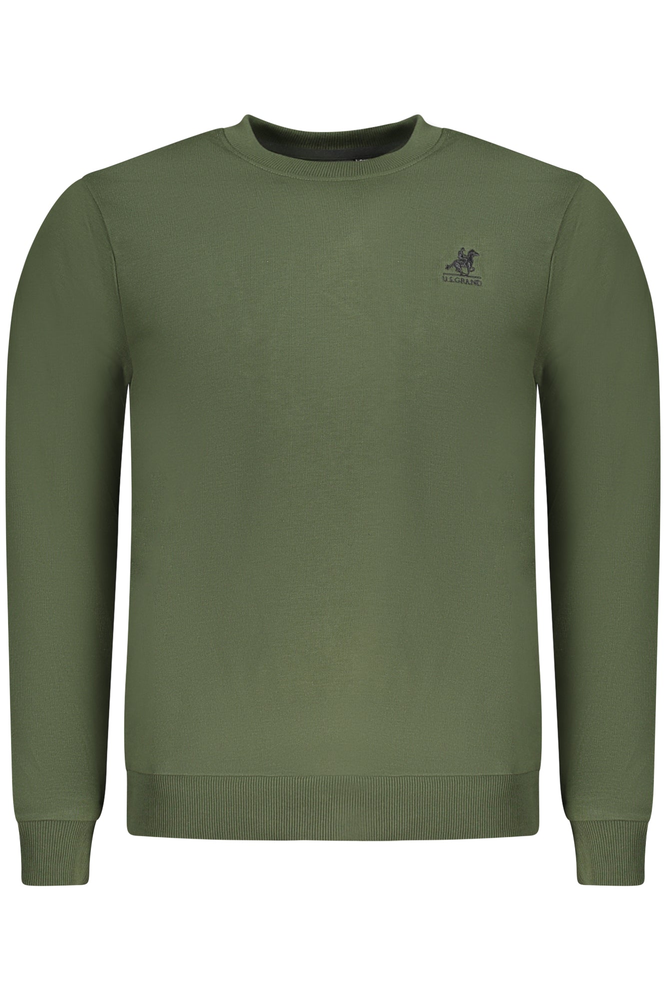 US GRAND Herren-Sweatshirt mit Reißverschluss, grün