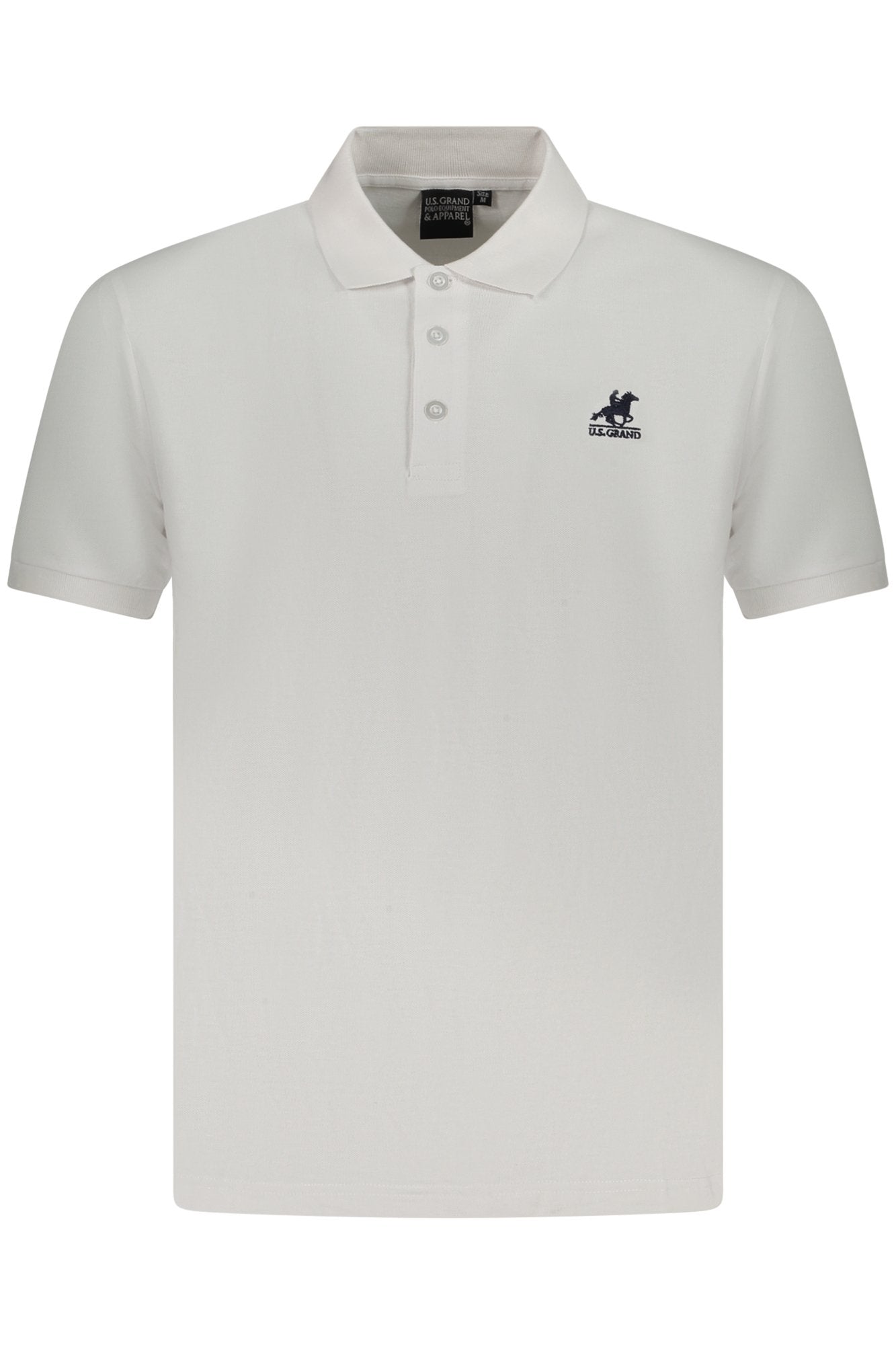 US GRAND POLO KURZARM HERREN WEISS