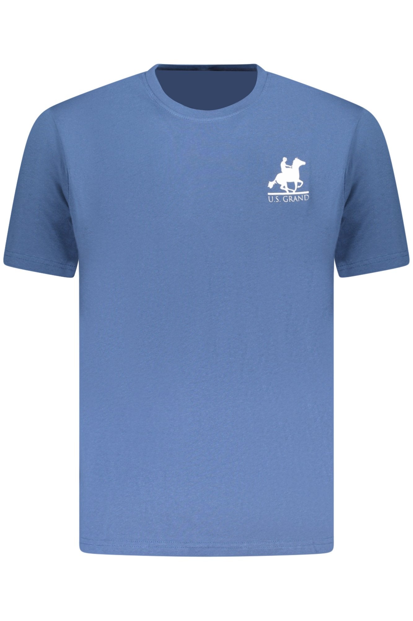 US GRAND Herren-T-Shirt mit kurzen Ärmeln, blau