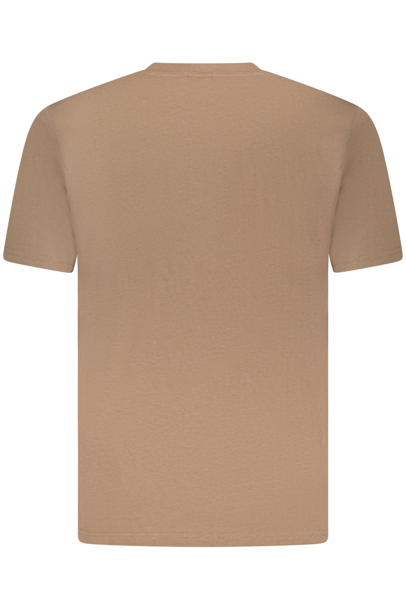 US GRAND Herren-T-Shirt mit kurzen Ärmeln, braun