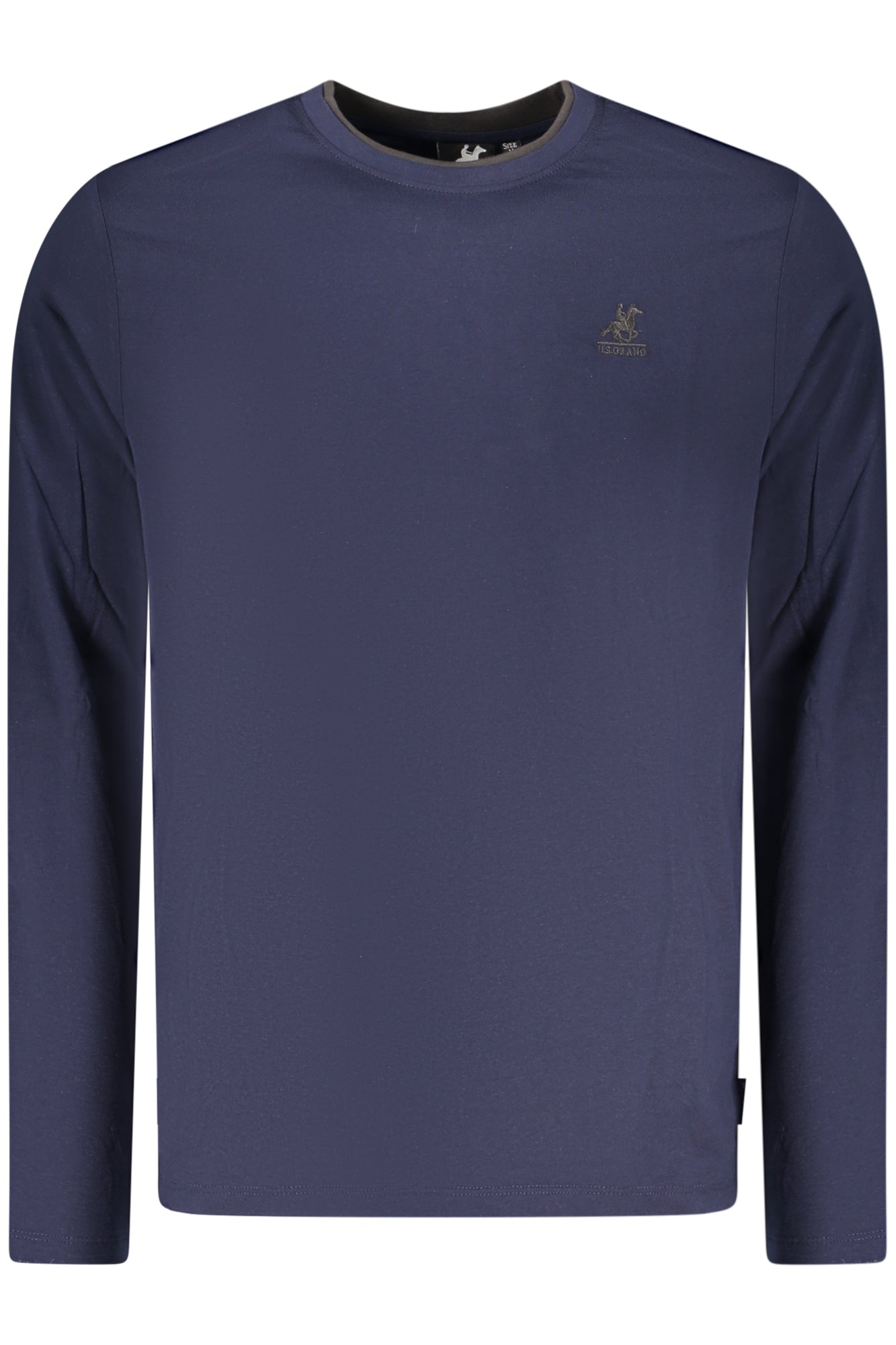 US GRAND Herren Langarm-T-Shirt, schwarz