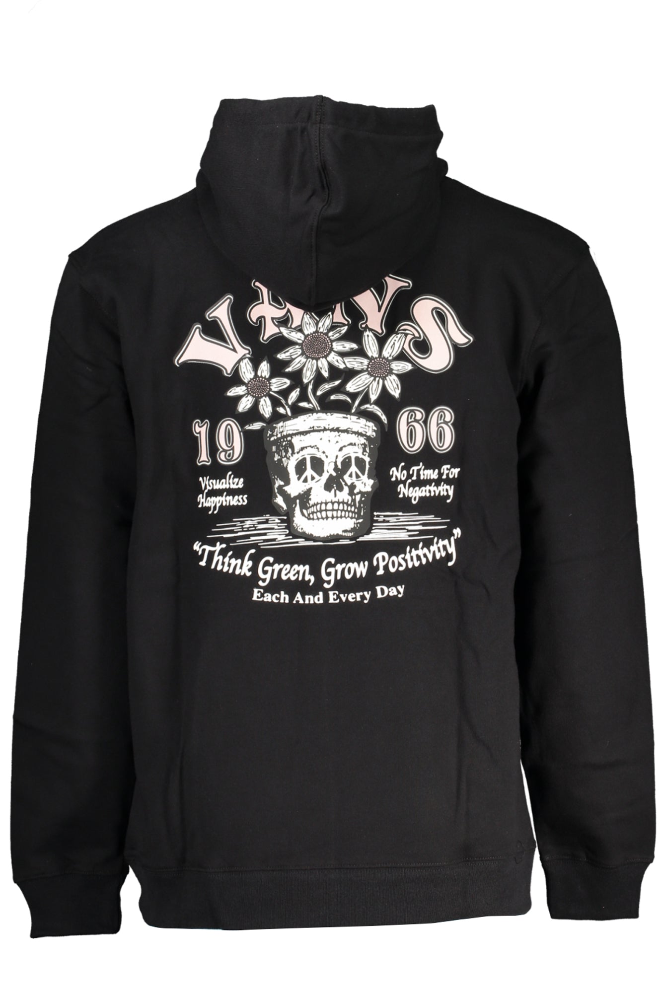 VANS SCHWARZES HERREN-SWEATSHIRT MIT REISSVERSCHLUSS
