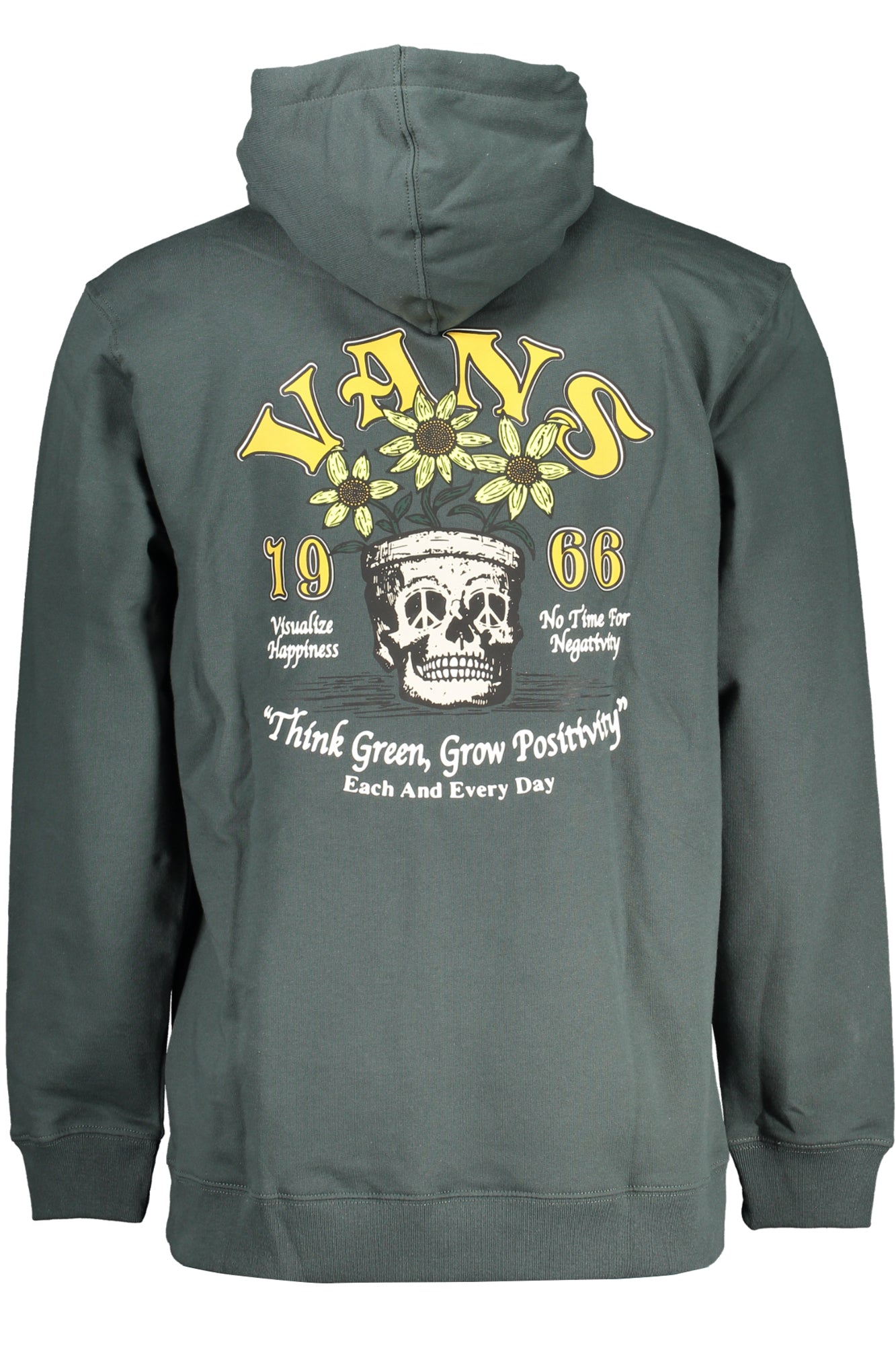 VANS GRÜNES HERREN-SWEATSHIRT MIT REISSVERSCHLUSS