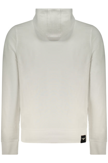 WEISSES HERREN-SWEATSHIRT MIT REISSVERSCHLUSS DER MILITÄRAKADEMIE