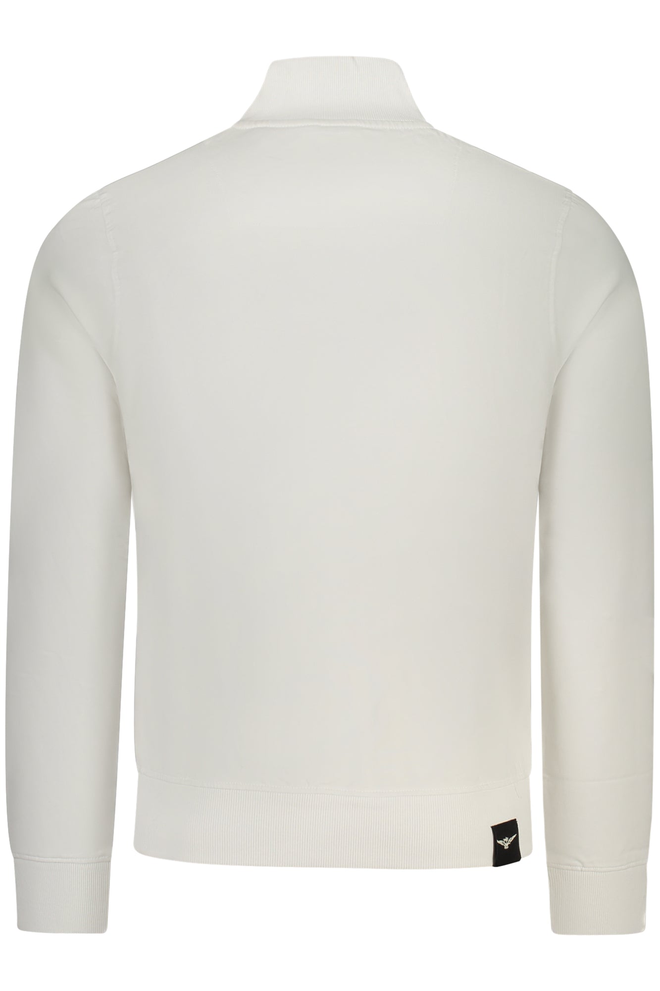 WEISSES HERREN-SWEATSHIRT MIT REISSVERSCHLUSS DER MILITÄRAKADEMIE