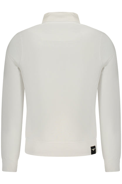 WEISSES HERREN-SWEATSHIRT MIT REISSVERSCHLUSS DER MILITÄRAKADEMIE