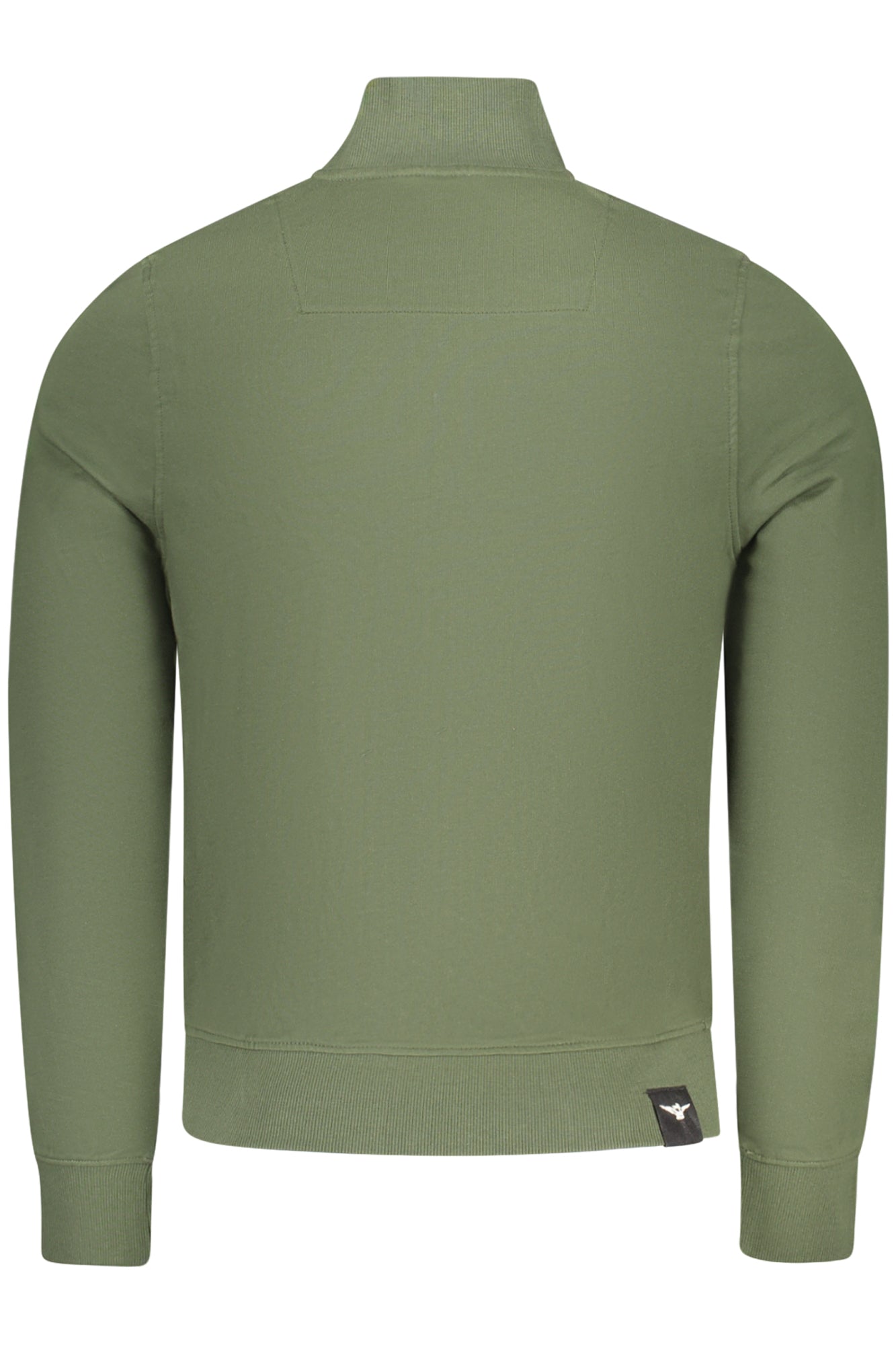 MILITARY ACADEMY HERREN-SWEATSHIRT MIT REISSVERSCHLUSS, GRÜN