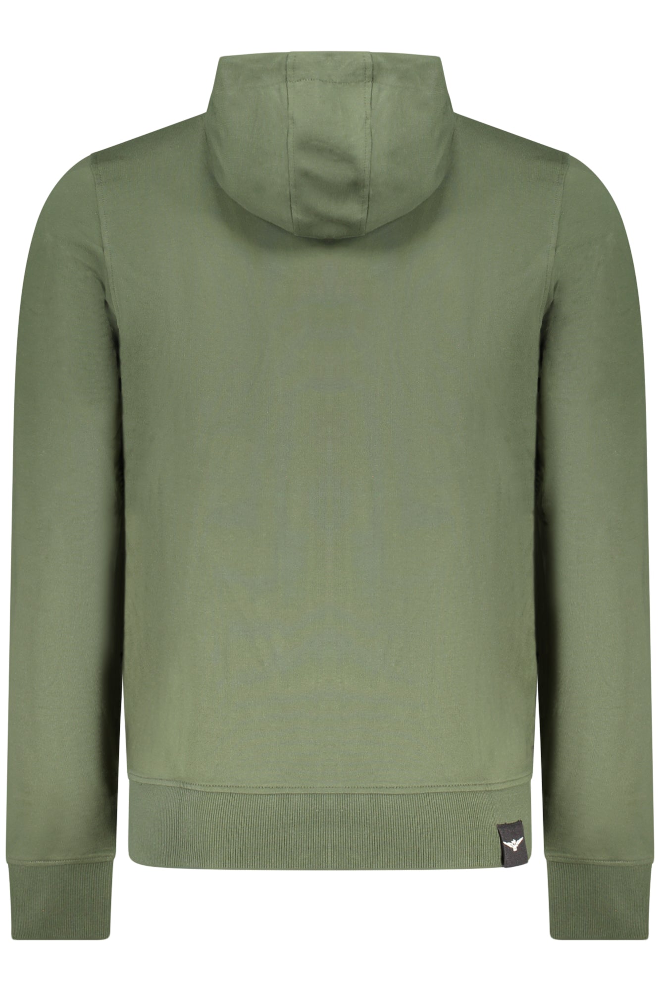 Grünes Herren-Sweatshirt mit Reißverschluss der Militärakademie