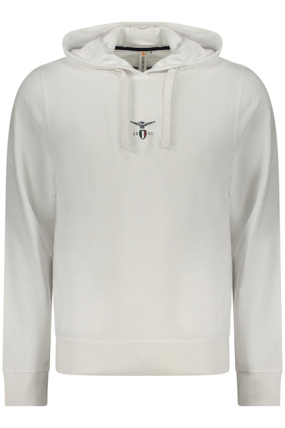 WEISSES HERREN-SWEATSHIRT MIT REISSVERSCHLUSS DER MILITÄRAKADEMIE