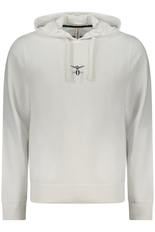 WEISSES HERREN-SWEATSHIRT MIT REISSVERSCHLUSS DER MILITÄRAKADEMIE