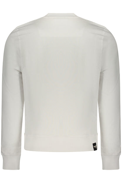 WEISSES HERREN-SWEATSHIRT MIT REISSVERSCHLUSS DER MILITÄRAKADEMIE