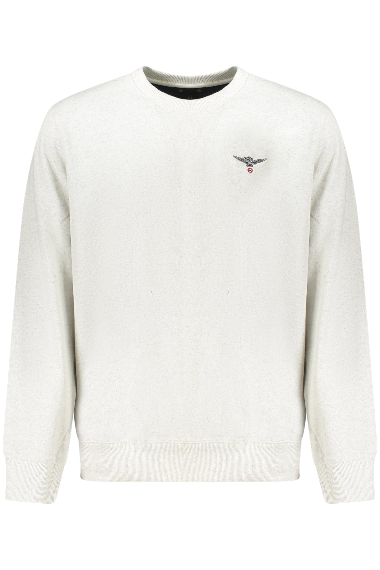 MILITARY ACADEMY HERREN-SWEATSHIRT MIT REISSVERSCHLUSS, GRAU