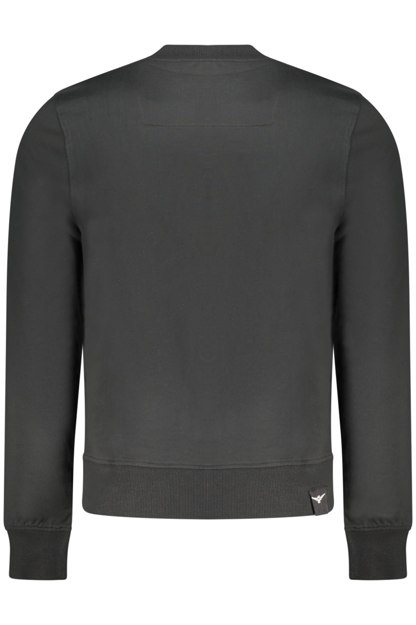 Schwarzes Herren-Sweatshirt mit Reißverschluss der Militärakademie