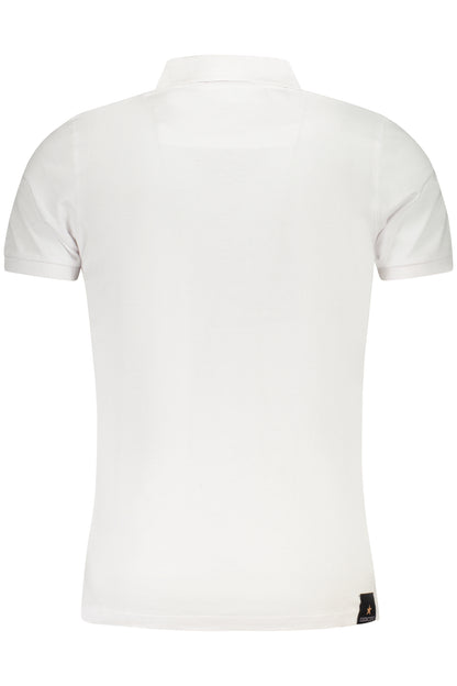 MILITARY ACADEMY HERREN KURZARM-POLO WEISS
