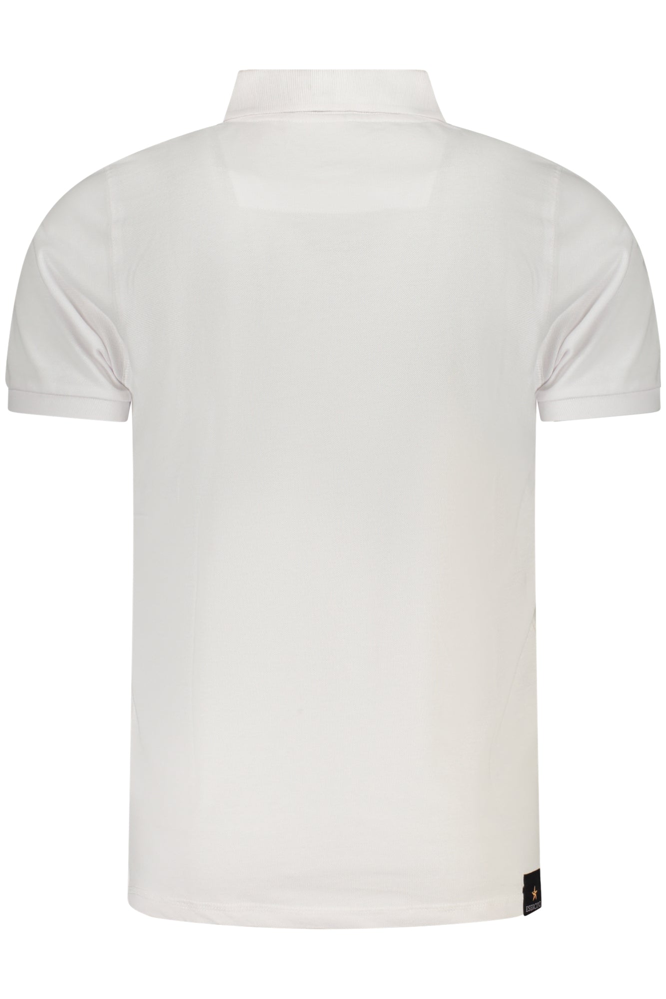MILITARY ACADEMY HERREN KURZARM-POLO WEISS