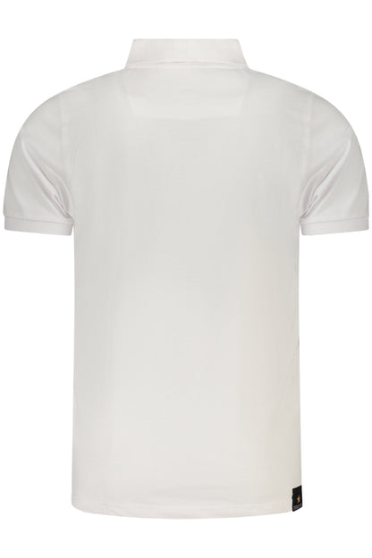 MILITARY ACADEMY HERREN KURZARM-POLO WEISS
