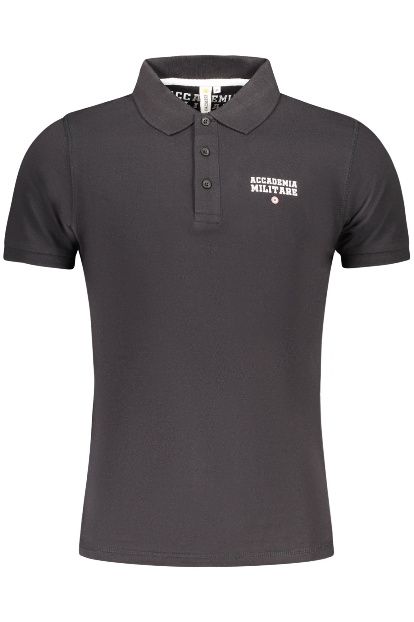 MILITARY ACADEMY SCHWARZES HERREN-KURZARM-POLO