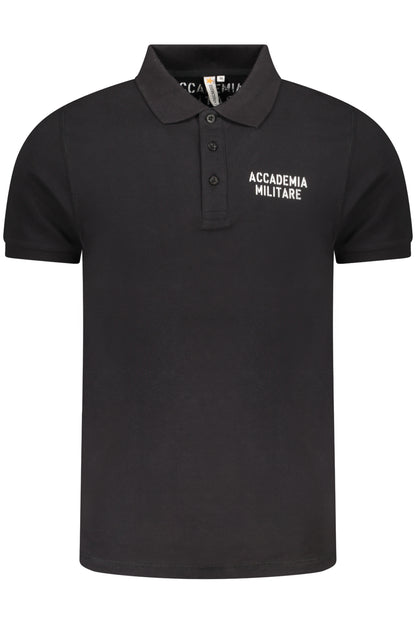 MILITARY ACADEMY SCHWARZES HERREN-KURZARM-POLO