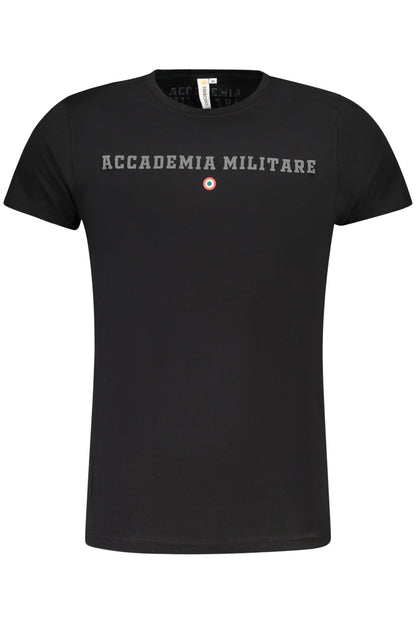 MILITARY ACADEMY SCHWARZES HERREN KURZARM-T-SHIRT
