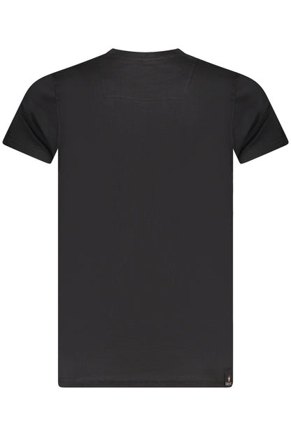MILITARY ACADEMY SCHWARZES HERREN KURZARM-T-SHIRT