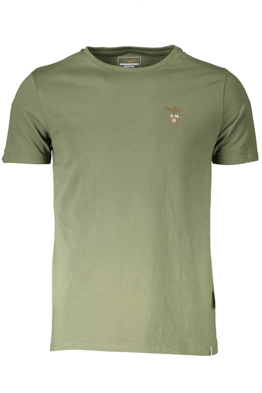 AERONAUTICA MILITARE GRÜNES HERREN-OUTDOOR-T-SHIRT