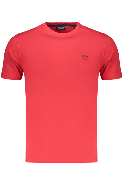 Kisses &amp; Hugs Herren-T-Shirt, rot, kurzärmelig