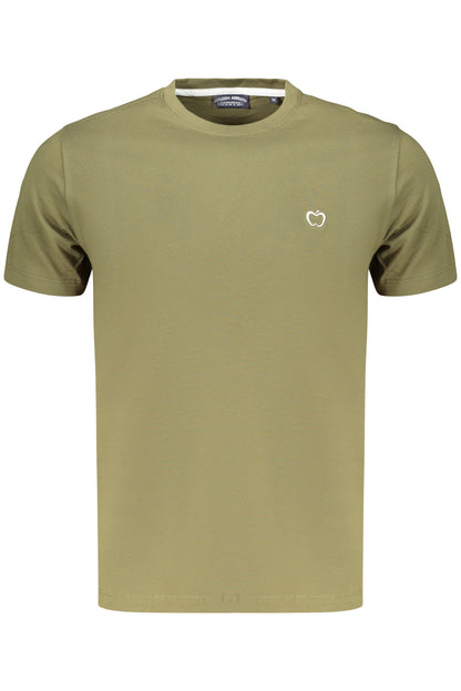 Kisses &amp; Hugs Grünes Kurzarm-T-Shirt für Herren