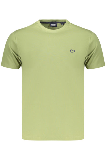Kisses &amp; Hugs Grünes Kurzarm-T-Shirt für Herren