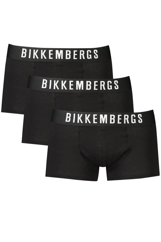 BIKKEMBERGS HERREN BOXERSHORTS SCHWARZ