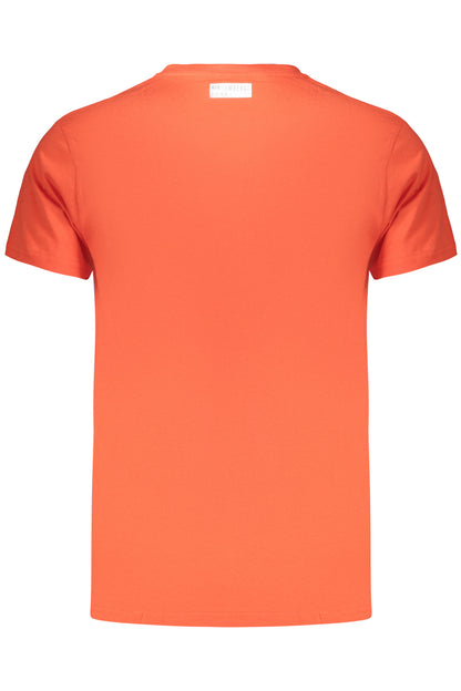 BIKKEMBERGS Herren-Kurzarm-T-Shirt Orange