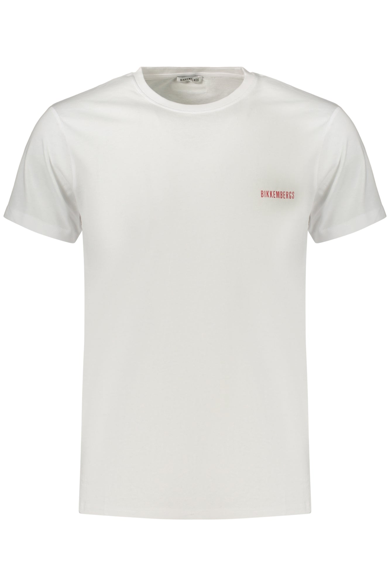 BIKKEMBERGS Herren Kurzarm-T-Shirt Weiß