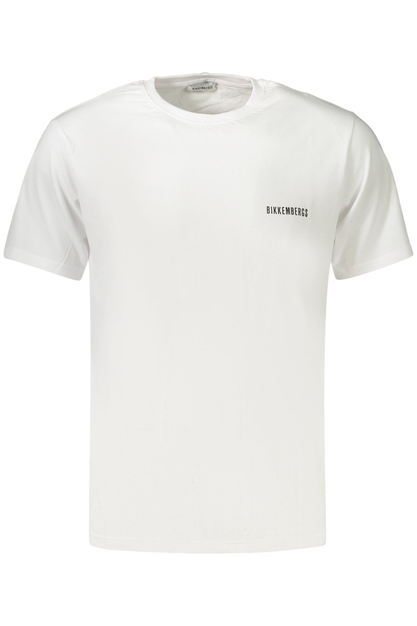 BIKKEMBERGS Herren Kurzarm-T-Shirt Weiß