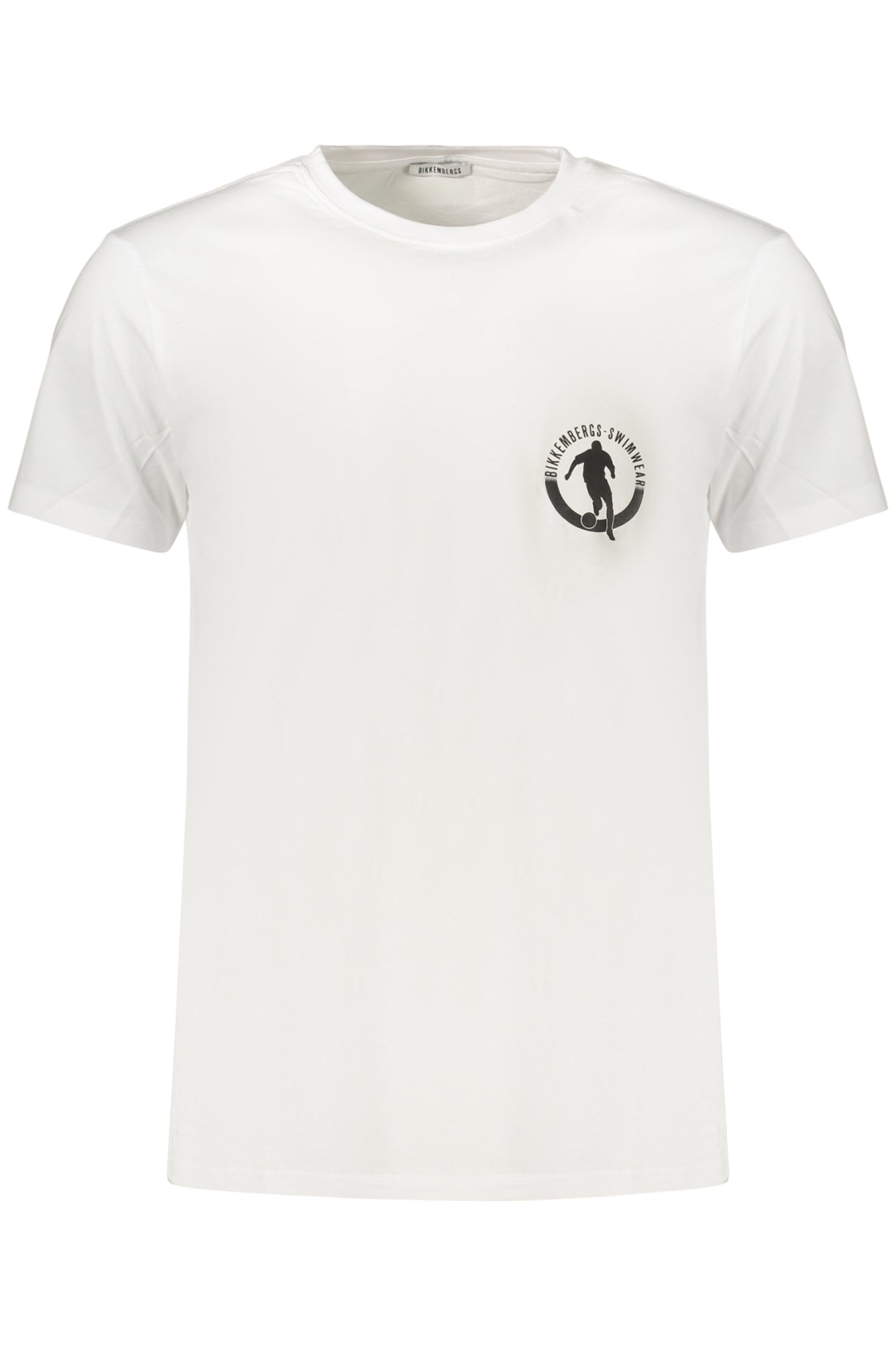 BIKKEMBERGS Herren Kurzarm-T-Shirt Weiß